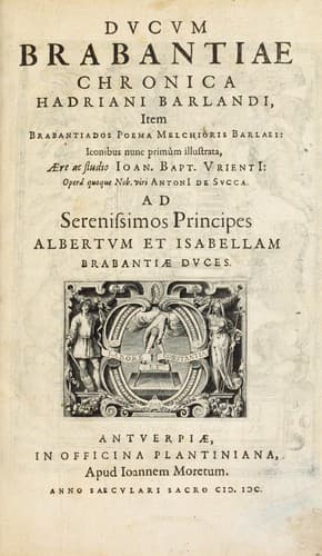 Tapa de Dvcvm Brabantiae chronica