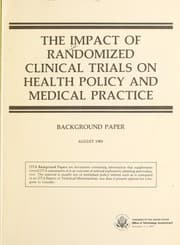 Tapa de The impact of randomized clinical trials on health policy and medical practice