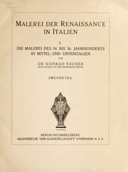 Tapa de Malerei der renaissance in Italien..