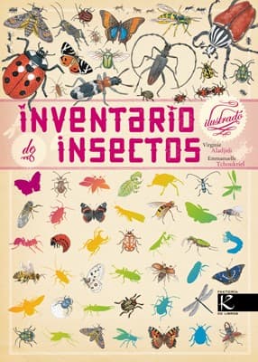 Tapa de Inventario ilustrado de insectos