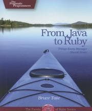 Tapa de From Java to Ruby