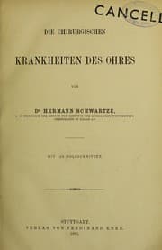 Tapa de Die chirurgischen Krankheiten des Ohres