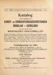 Tapa de Sammlung von Kunst- und Einrichtungsgegenst©Þnden; Mobiliar, Gem©Þlden