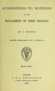 Tapa de Suggestions to mothers on the management of their children