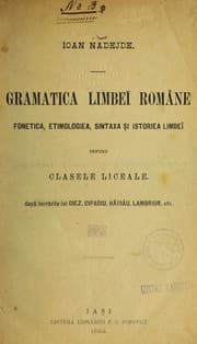 Tapa de Gramatica limbei  roma ne