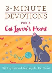 Tapa de 3-Minute Devotions for a Cat Lover's Heart