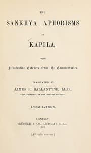 Tapa de The Sa nkhya aphorisms of Kapila