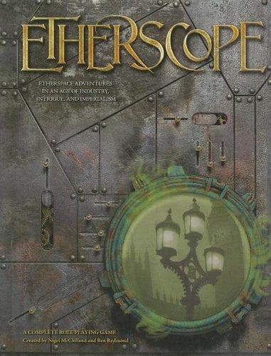 Tapa de Etherscope core rulebook
