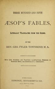 Tapa de Three hundred and fifty Æsop's fables