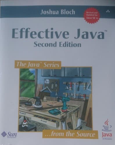 Tapa de Effective Java