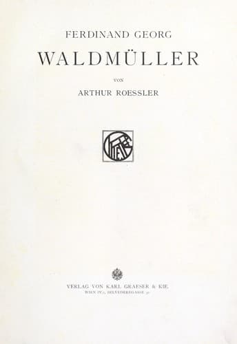 Tapa de Ferdinand Georg Waldmüller