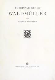 Tapa de Ferdinand Georg Waldmüller