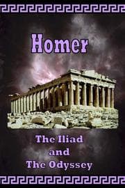 Tapa de Homer - The Iliad and The Odyssey
