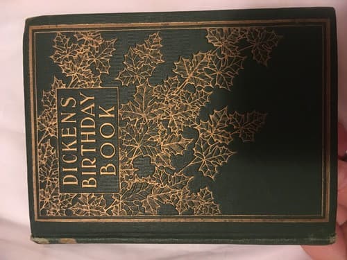 Tapa de Dickens Birthday Book
