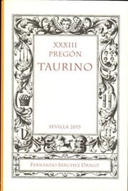 Tapa de XXXIII Pregón Taurino de Sevilla [2015]