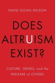 Tapa de Does altruism exist?
