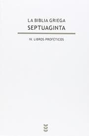 Tapa de La Biblia Griega Septuaginta. Vol. IV. Libros Proféticos