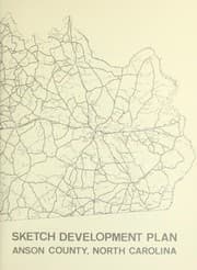 Tapa de Sketch development plan, Anson County, North Carolina