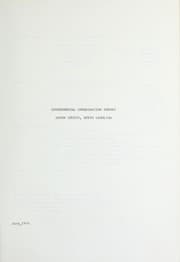 Tapa de Governmental coordination report, Anson County, North Carolina