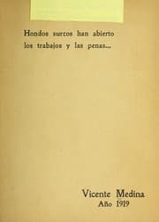 Tapa de Hondos surcos han abierto los trabajos y las penas...