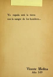 Tapa de Ya regada está la tierra con la sangre de los hombres...