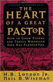 Tapa de The heart of a great pastor