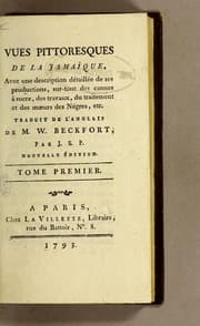 Tapa de Vues pittoresques de la Jamaïque