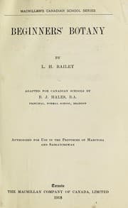 Tapa de Beginners' botany