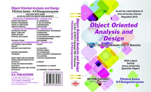 Tapa de Object Oriented Analysis and Design