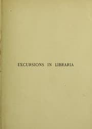Tapa de Excursions in Libraria