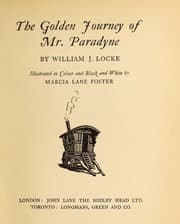 Tapa de The golden journey of Mr. Paradyne