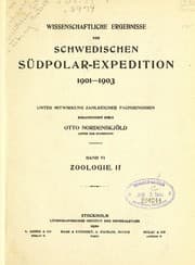 Tapa de Wissenchaftliche ergebnisse der Schwedischen südpolar-expedition 1901-1903