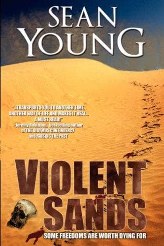 Tapa de Violent Sands - A Novel