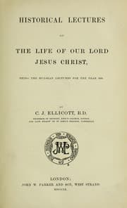 Tapa de Historical lectures on the life of our Lord Jesus Christ