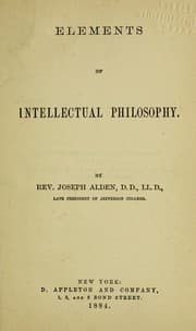 Tapa de Elements of intellectual philosophy