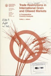 Tapa de Trade restrictions in international grain and oilseed markets