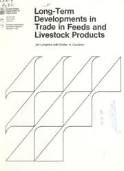 Tapa de Long-term developments in trade in feeds and livestock products