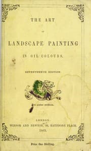 Tapa de The art of landscape painting in oil colours