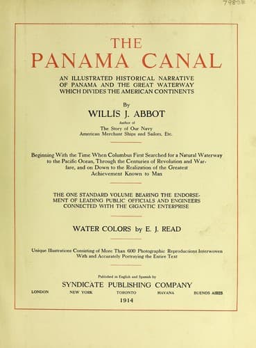Tapa de The Panama Canal