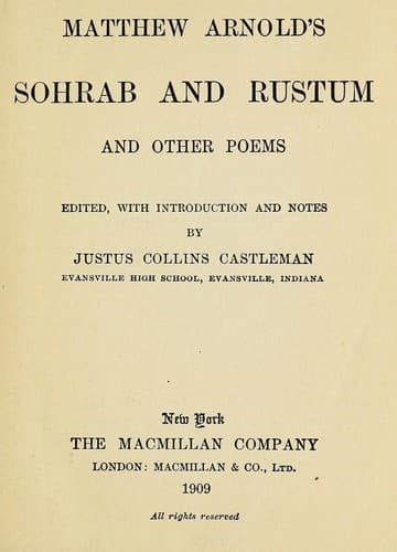 Tapa de Sohrab and Rustum