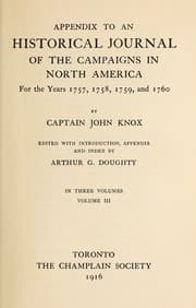 Tapa de An historical journal of the campaigns in North America