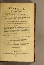Tapa de Voyage des capitaines Lewis et Clarke