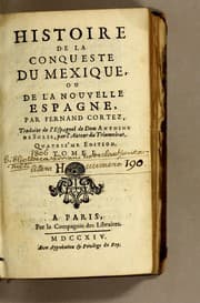 Tapa de Histoire de la conqueste du Mexique, ou de la Nouvelle Espagne, par Fernand Cortez