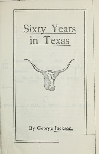 Tapa de Sixty years in Texas