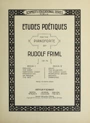 Tapa de Etudes poetiques for the pianoforte, op. 75