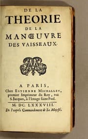 Tapa de De la theorie de la manoeuvre des vaisseaux
