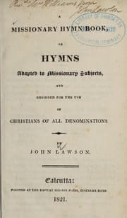 Tapa de A Missionary hymn book
