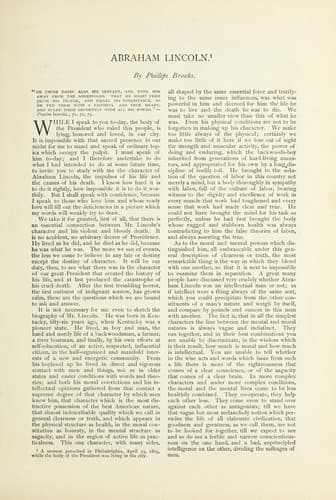Tapa de Abraham Lincoln