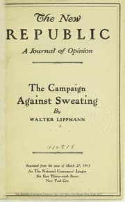 Tapa de The campaign against sweating