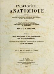 Tapa de Trait©♭ d'ost©♭ologie et de syndesmologie